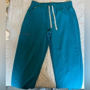 Figs Pacific Blue Zamora High-Waisted Jogger Scrub Pants